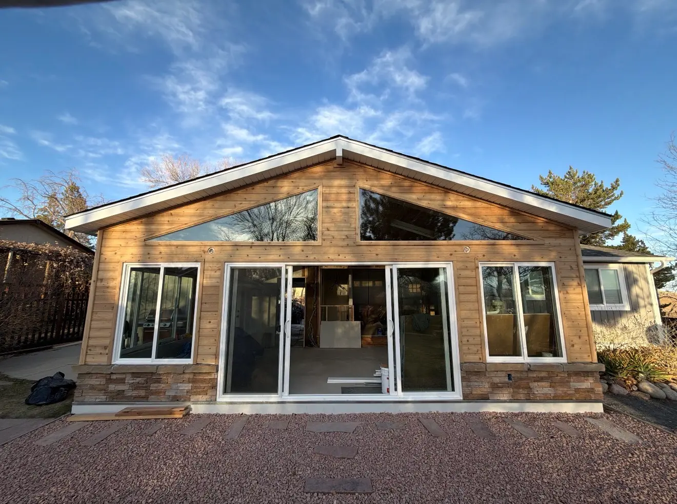 Custom sunroom project in Colorado